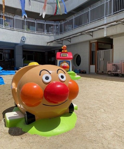 園庭人気のアンパンマン